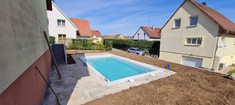 Chantier 68 Aspach-Le-Bas piscine + rénovation d'une terrasse